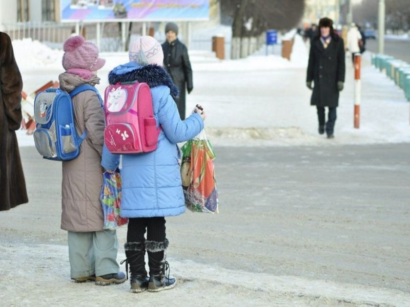 Безопасность детей на зимних дорогах.