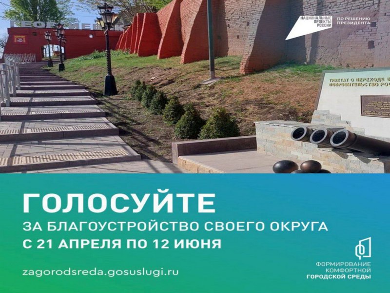 Голосуйте за объекты благоустройства!.