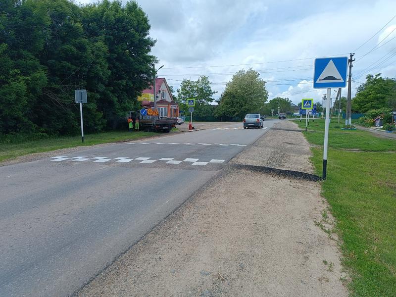 Завершается обновление по обустройству пешеходных переходов  и тротуаров.