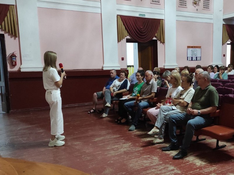 Выездная встреча с жителями станицы Георгиевской. Выездная встреча с жителями станицы Георгиевской.